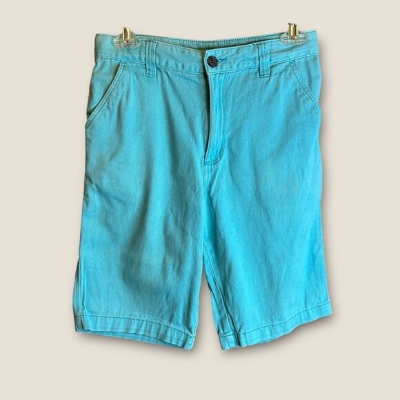 5 for $25🔥Wonder Nation Blue Khaki Shorts Size 16 - Picture 1 of 6